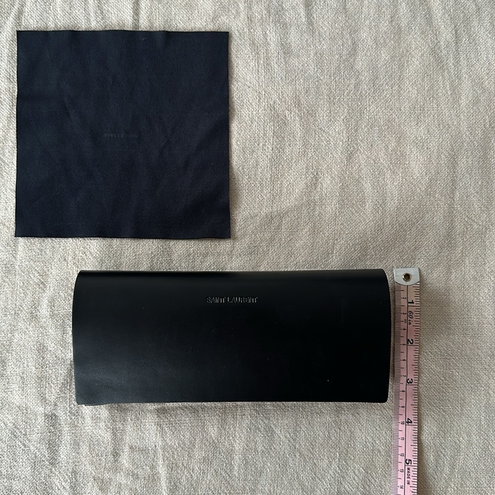 YSL BLACK SUNGLASS CASE - Picture 3 of 10